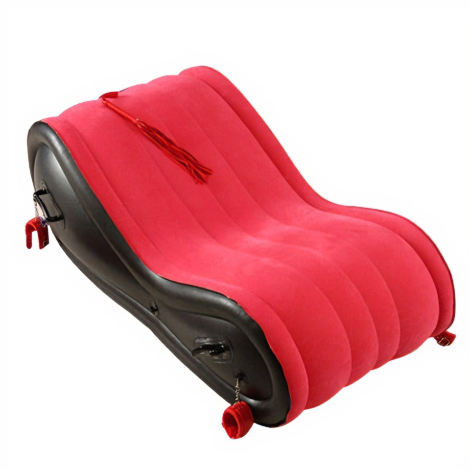 Outdoor Furniture Epping - Sofá-Cama Inflável Vermelho para Casais, Capacidade