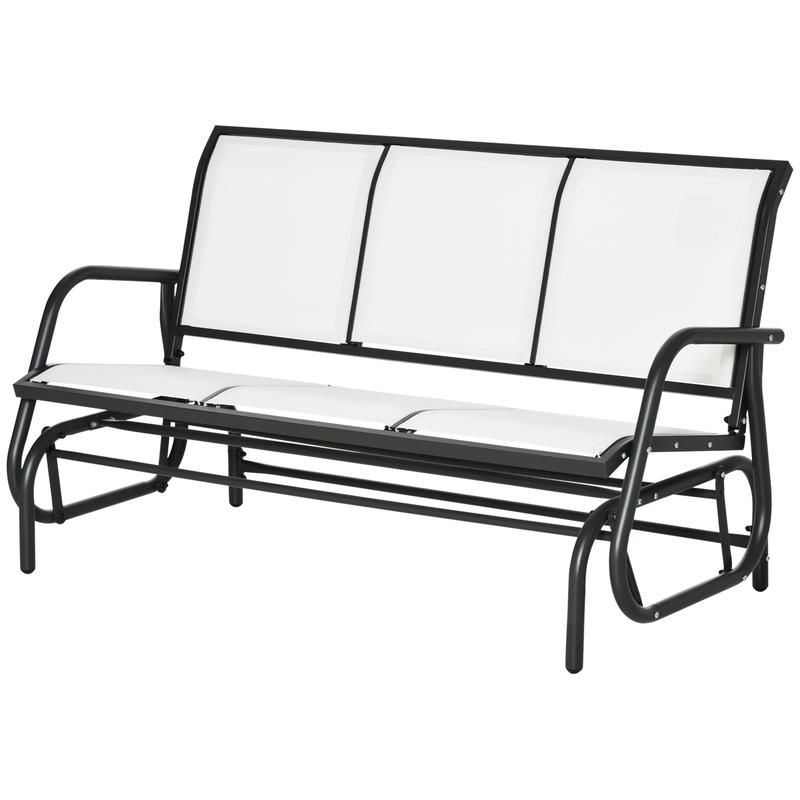 Garden Bench Metal - Banco de balanço para jardim para