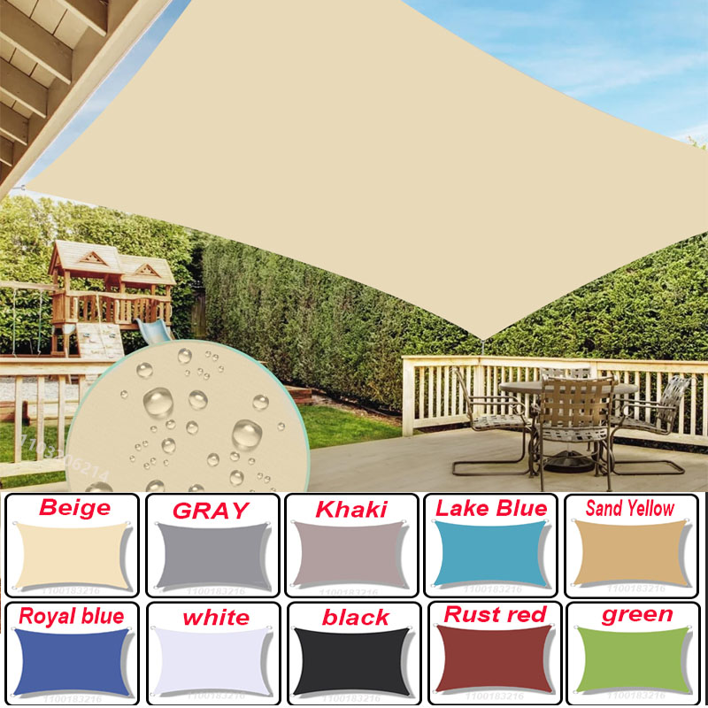 Sun Sail Shade - Abrigo solar à prova d'água, proteção