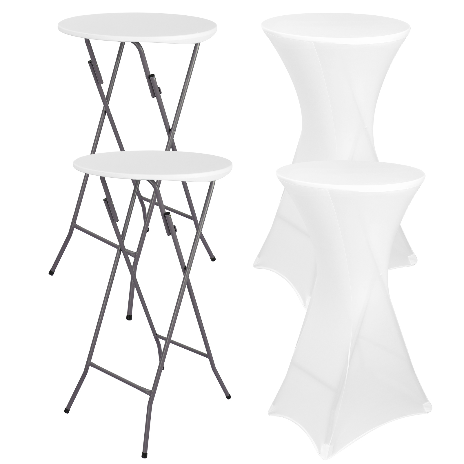 Outdoor Furniture Bali - Conjunto de 2 Mesas Altas de