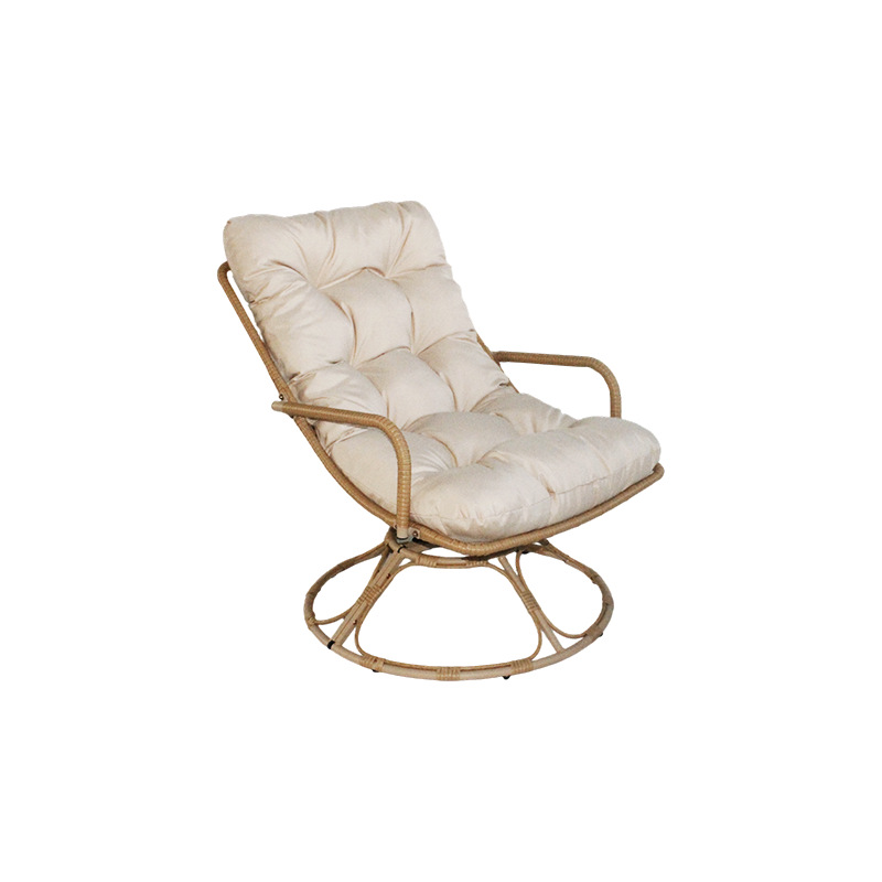 Outdoor Furniture One Piece - Cadeira giratória de vime impermeável para
