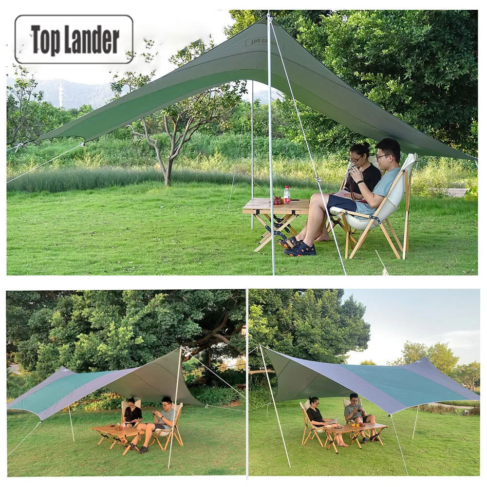 Sun Sail Shade - Hex lona de acampamento 4.1x4.1m barraca
