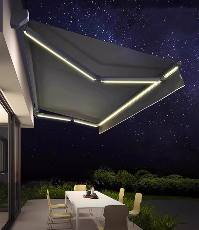 Outdoor Furniture Supplier - Toldo retrátil elétrico de sombra de