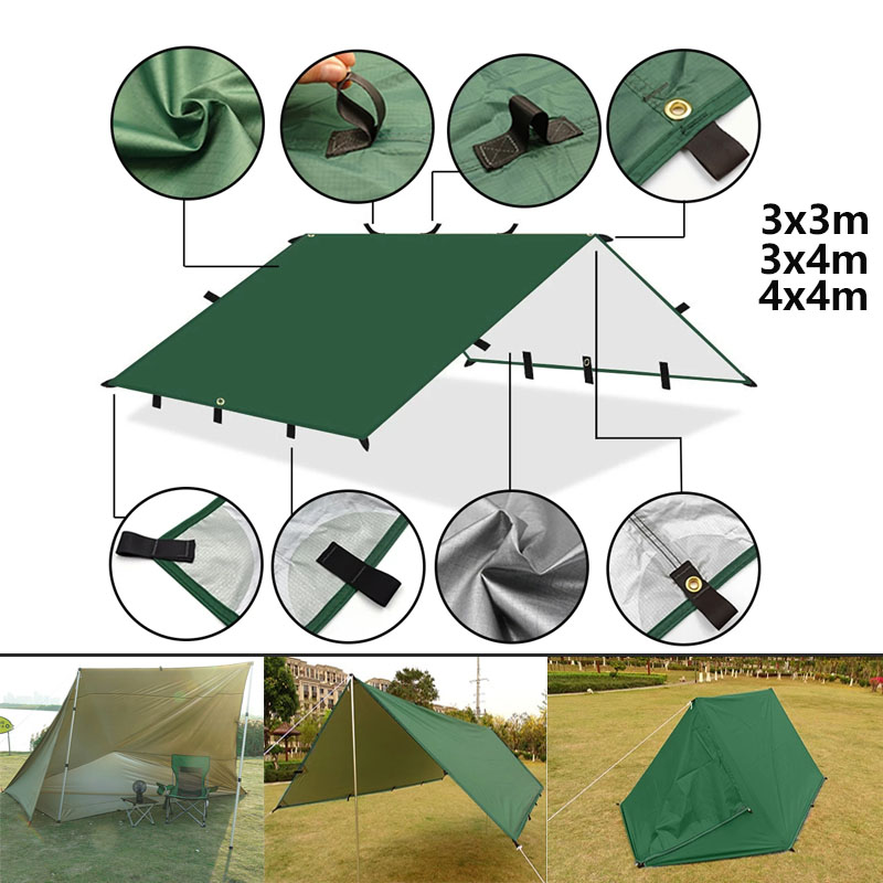 4x4m 4x3m 3x3m 19 Pontos de Pe - Sun Sail Shade avaliação e preço