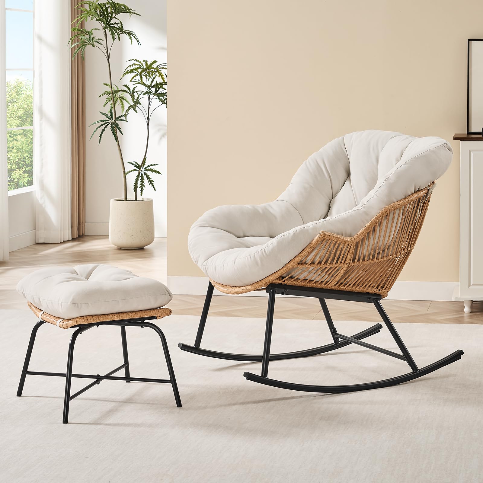 Cadeira de Balanço Papasan de  - Outdoor Furniture Egg Chair avaliação e preço