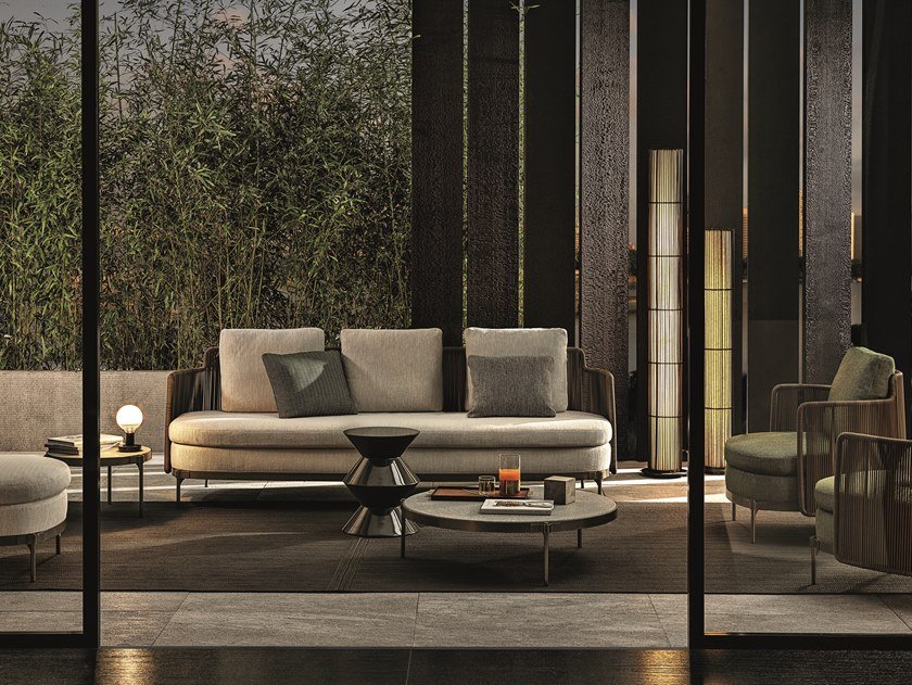 Conjunto de Sofá de Rattan de  - Outdoor Furniture One Piece avaliação e preço