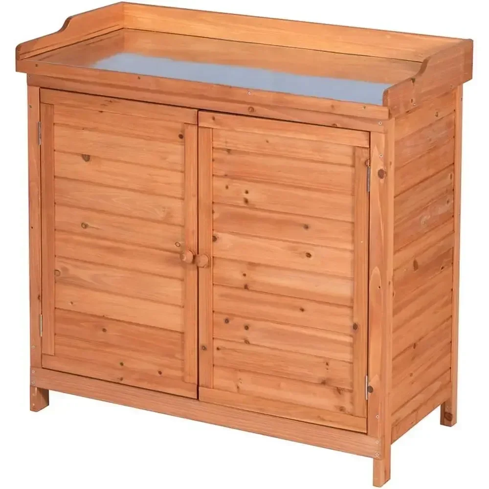 Armário de madeira para armaze - Garden Bench Metal avaliação e preço