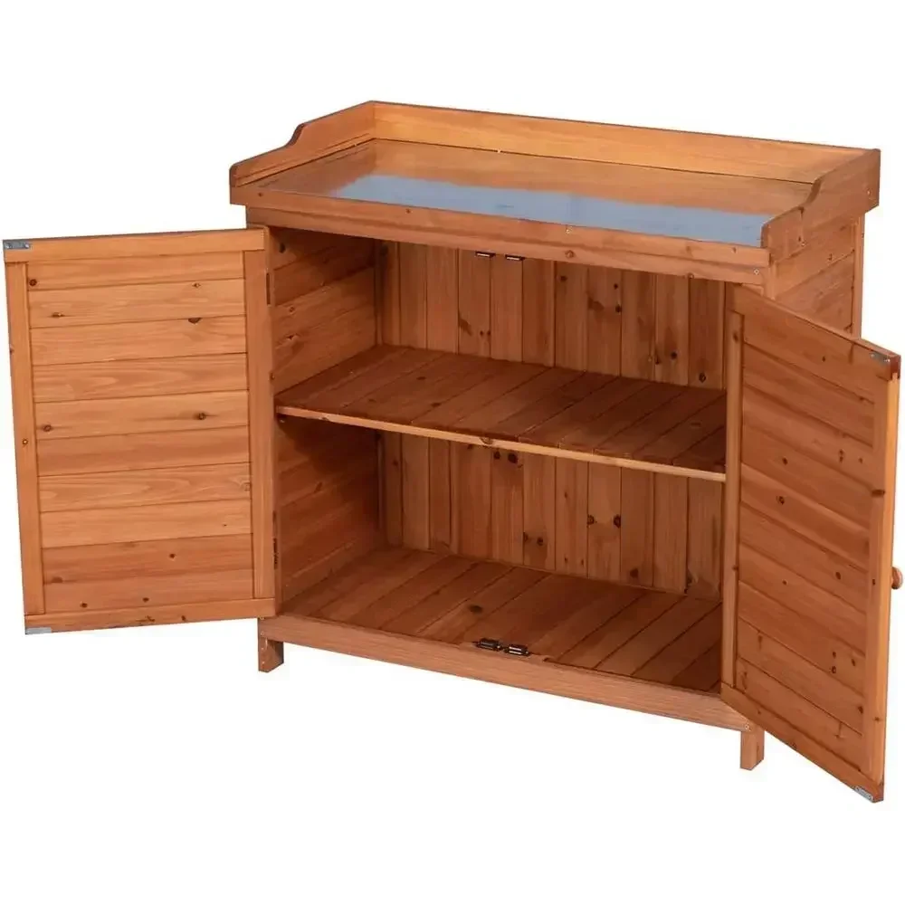 Armário de madeira para armaze - Garden Bench Metal avaliação e preço