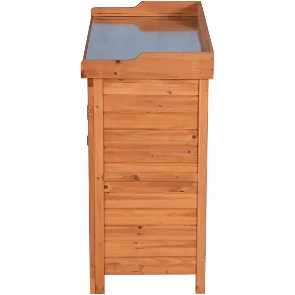 Armário de madeira para armaze - Garden Bench Metal avaliação e preço