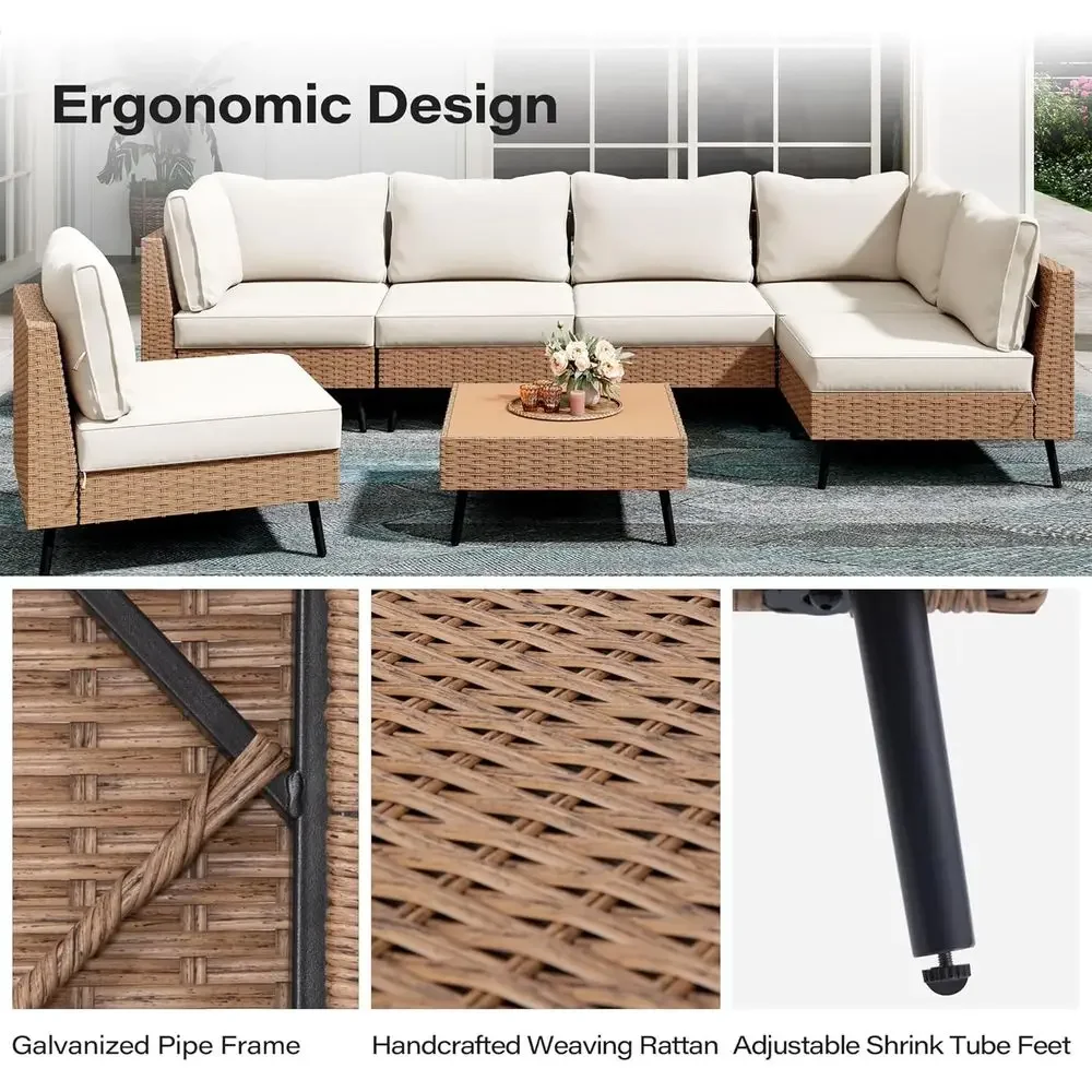 Conjunto de Sofá Seccional de  - Outdoor Furniture One Piece avaliação e preço