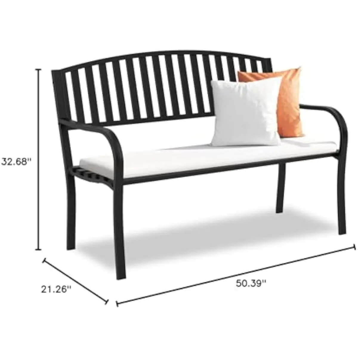 Banco de Metal para Jardim, Pá - Garden Bench Metal avaliação e preço