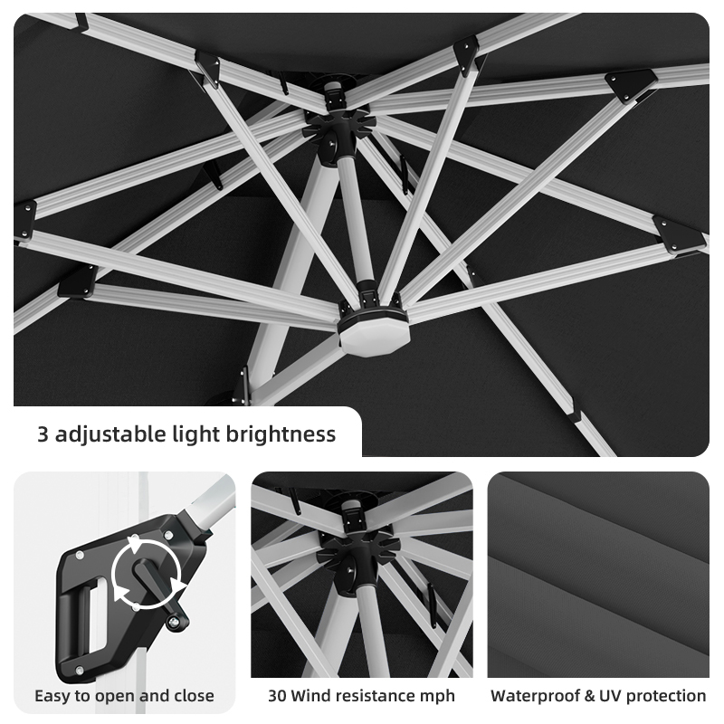 Fornecedor de Guarda-Sóis LED  - Outdoor Furniture Supplier avaliação e preço