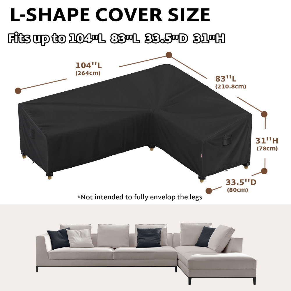 Capa de Sofá em L Impermeável  - Outdoor Furniture Plans avaliação e preço