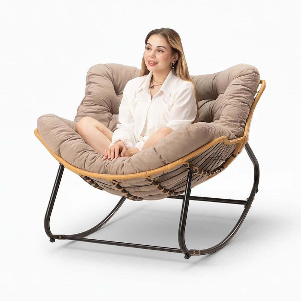 Cadeira Papasan com Almofada,  - Outdoor Furniture Egg Chair avaliação e preço
