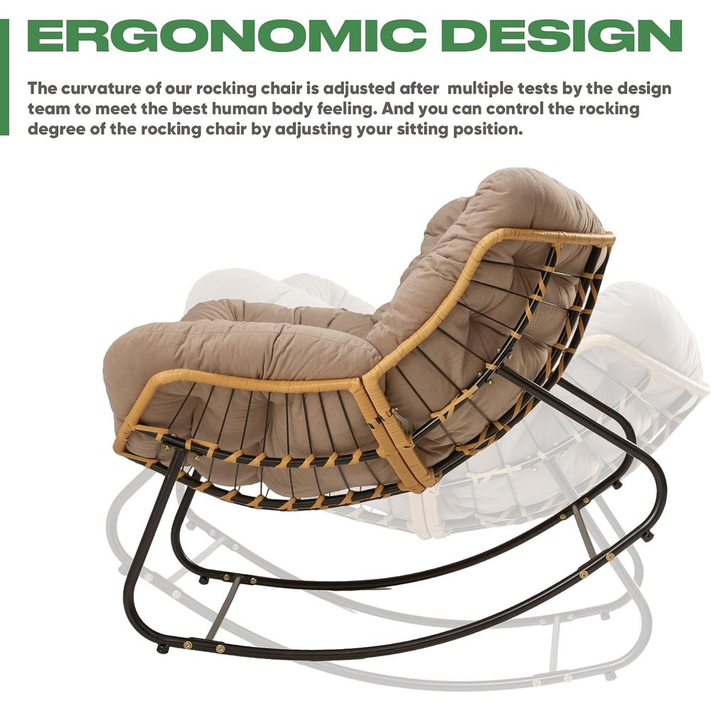 Cadeira Papasan com Almofada,  - Outdoor Furniture Egg Chair avaliação e preço
