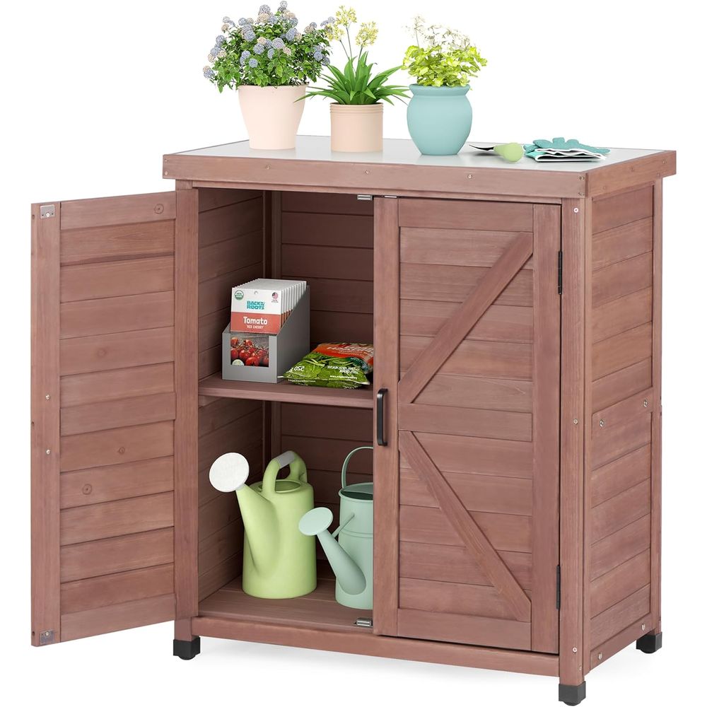 Armário de Armazenamento Exter - Garden Bench Metal avaliação e preço