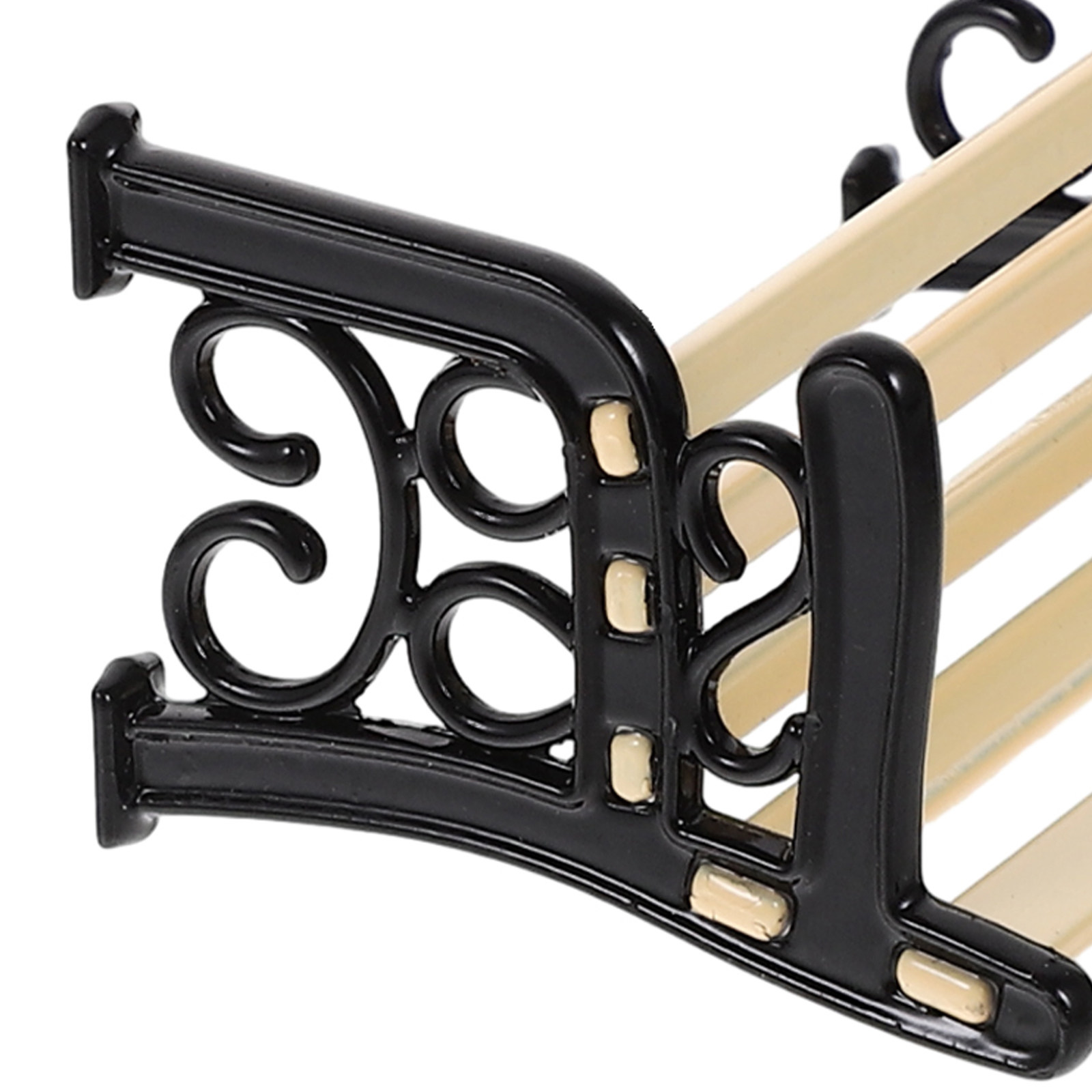 1 conjunto de bancos em miniat - Garden Bench Metal avaliação e preço